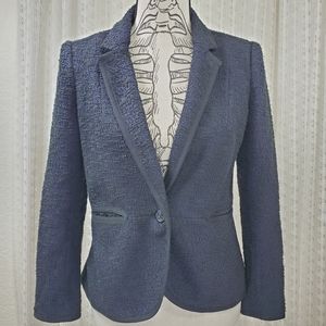 Cartonnier Navy Textured Bouclé Blazer